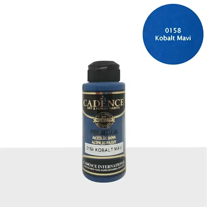 0158 Kobalt Mavi - Premium Akrilik 120ml