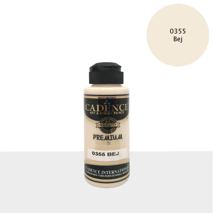 0355 Bej - Premium Akrilik 120ml