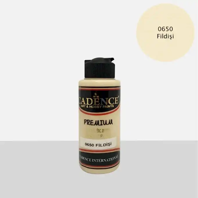 0650 Fildişi - Premium Akrilik 120ml