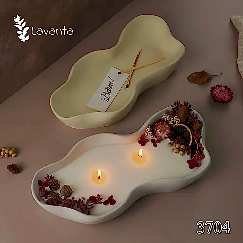 Dalgalı Sunumluk - Mumluk