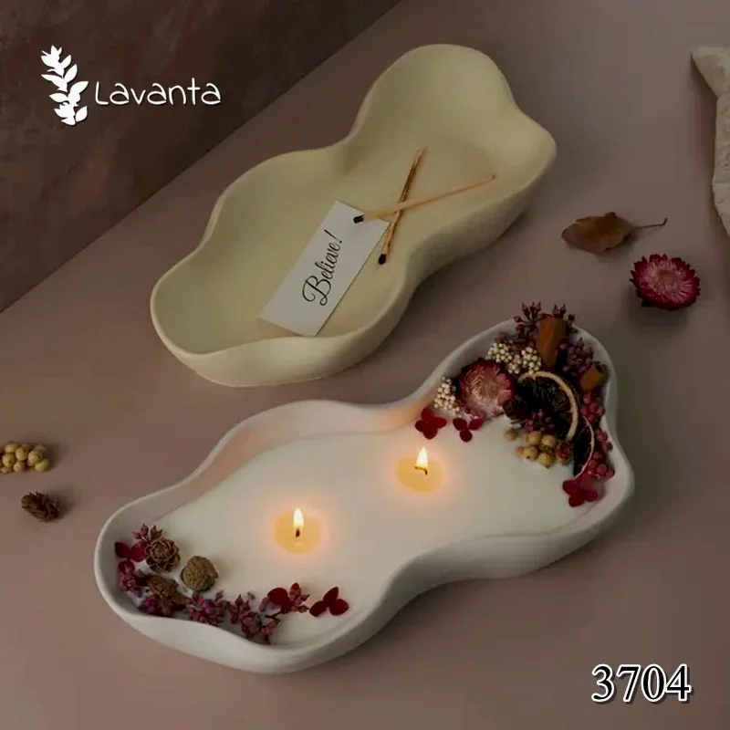 Dalgalı Sunumluk - Mumluk