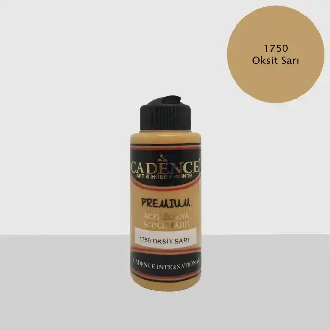 1750 Oksit Sarı - Premium Akrilik 120ml