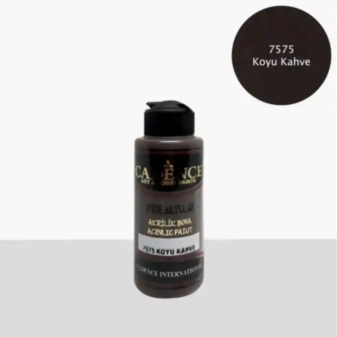 7575 Koyu Kahve - Premium Akrilik 120ml