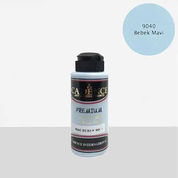 9040 Bebek Mavi - Premium Akrilik 120ml