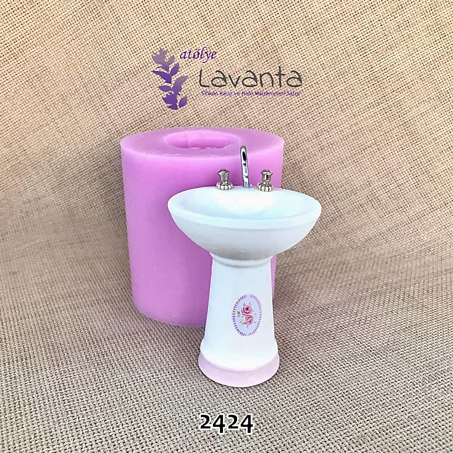 Ayaklı Lavabo Silikon Kalıbı