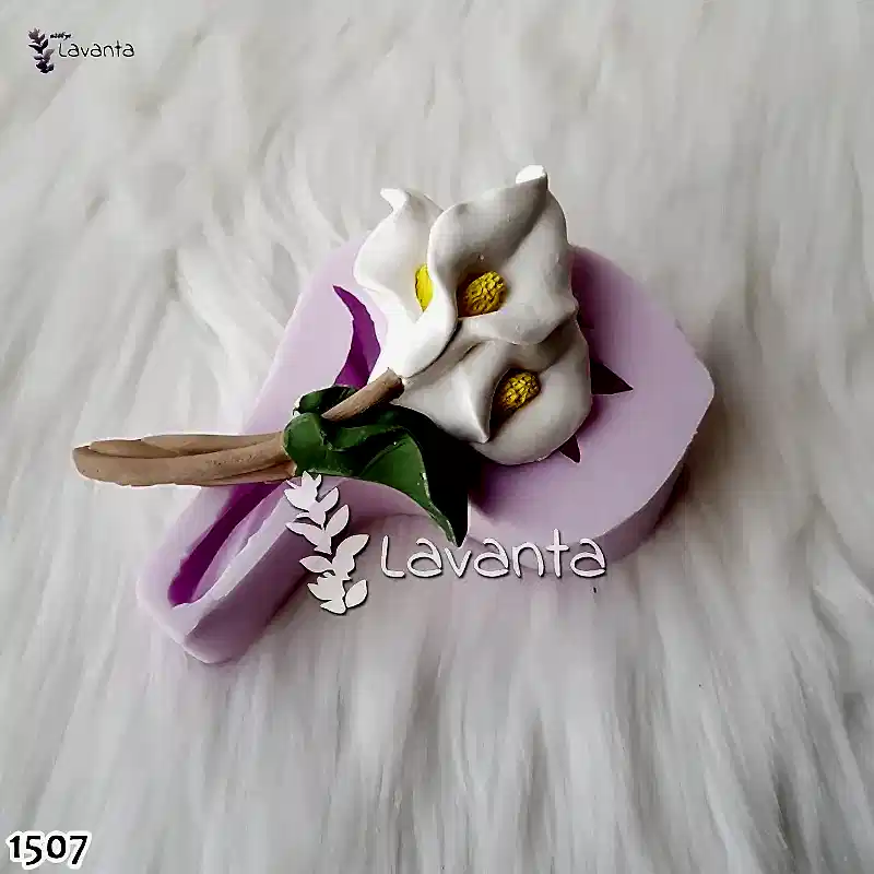Gala Çiçeği Prizlik ve Pano Süsü Silikon Kalıbı