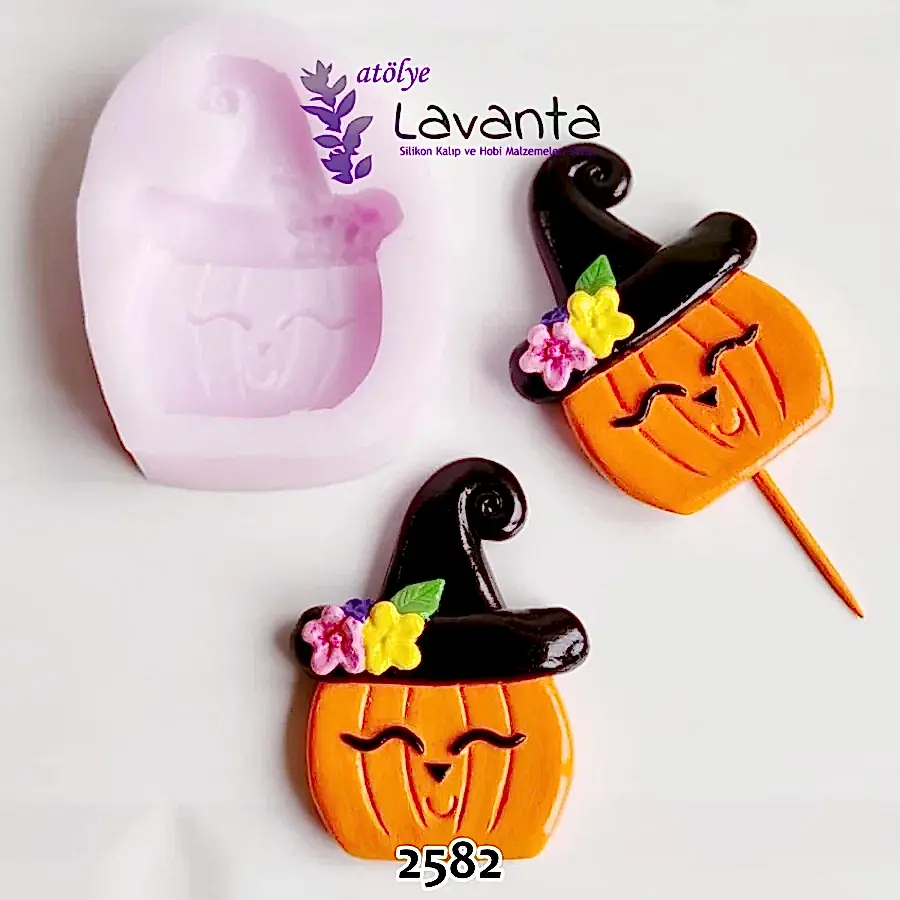 Halloween Bal Kabağı Silikon Kalıbı