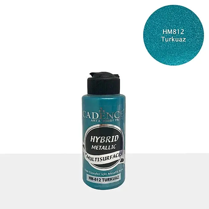 HM812 Metalik Turkuaz - Multisurfaces 120ml