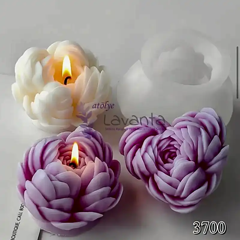 İkili Şakayık Mum Kalıbı