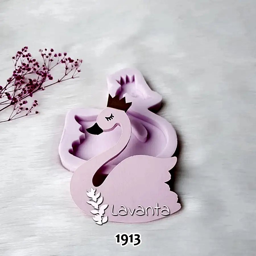 Pano Kuğu Kokulu Taş Silikon Kalıbı