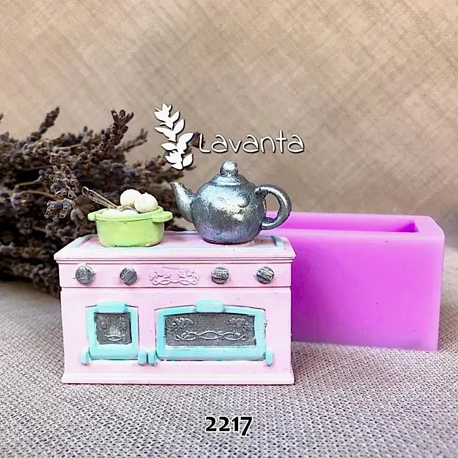 Kuzine Soba Minyatür Silikon Kalıbı