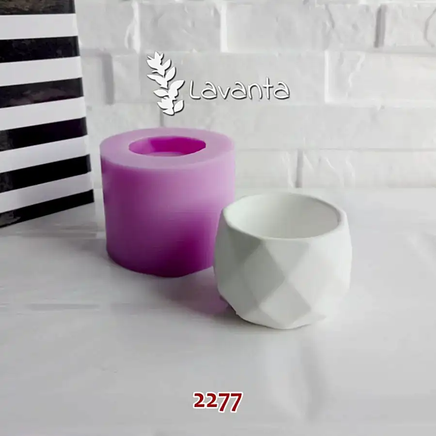 Mini Elmas Saksı Kalıbı