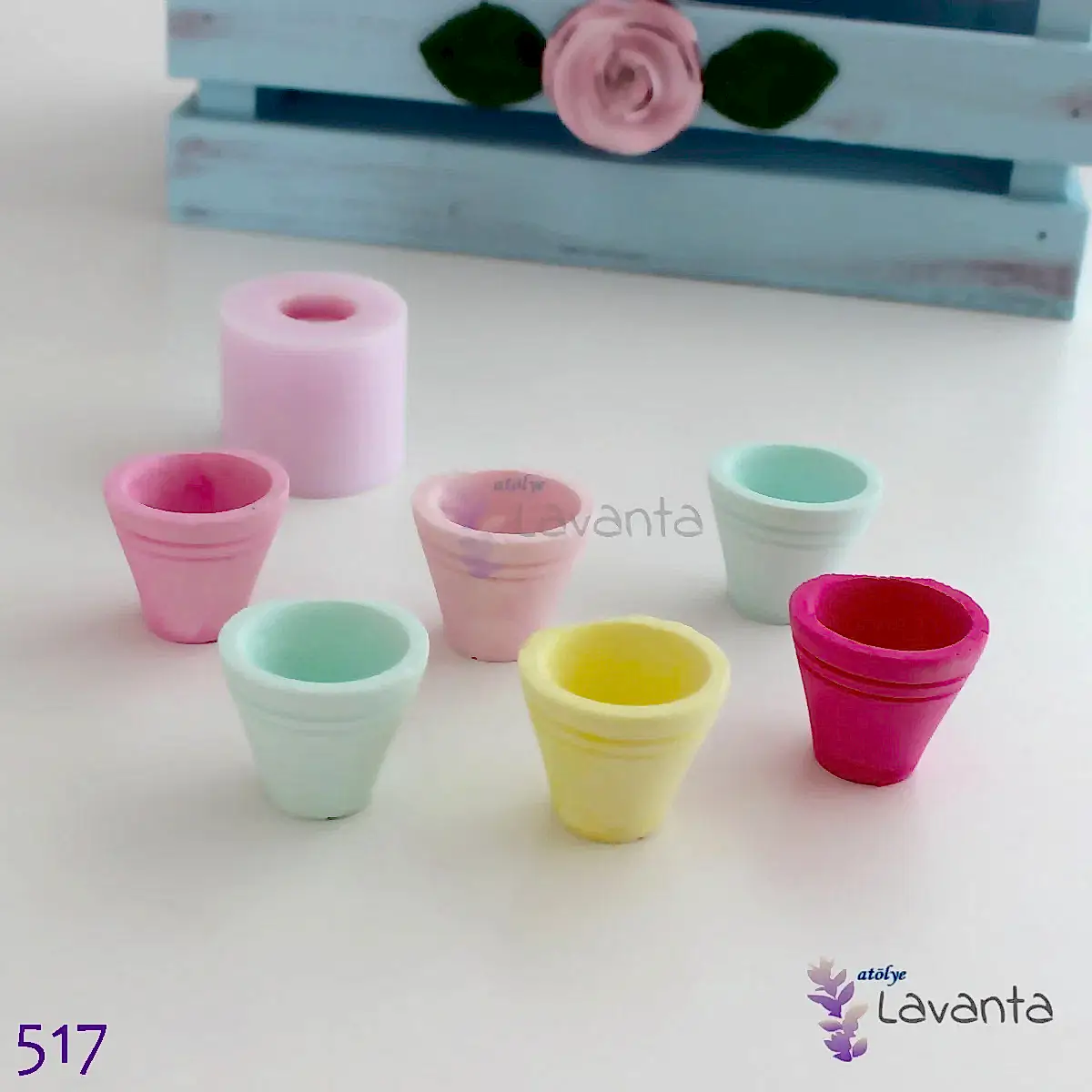 Mini Saksı Silikon Kalıbı