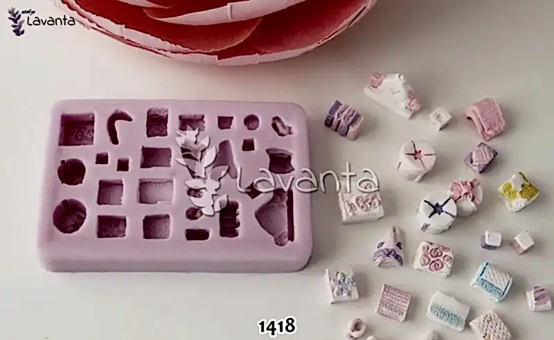 Minyatür Pano Objeleri Silikon Kalıbı