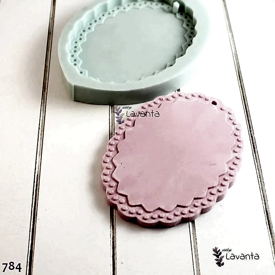 Oval Noktalı Tabanlık Silikon Kalıbı