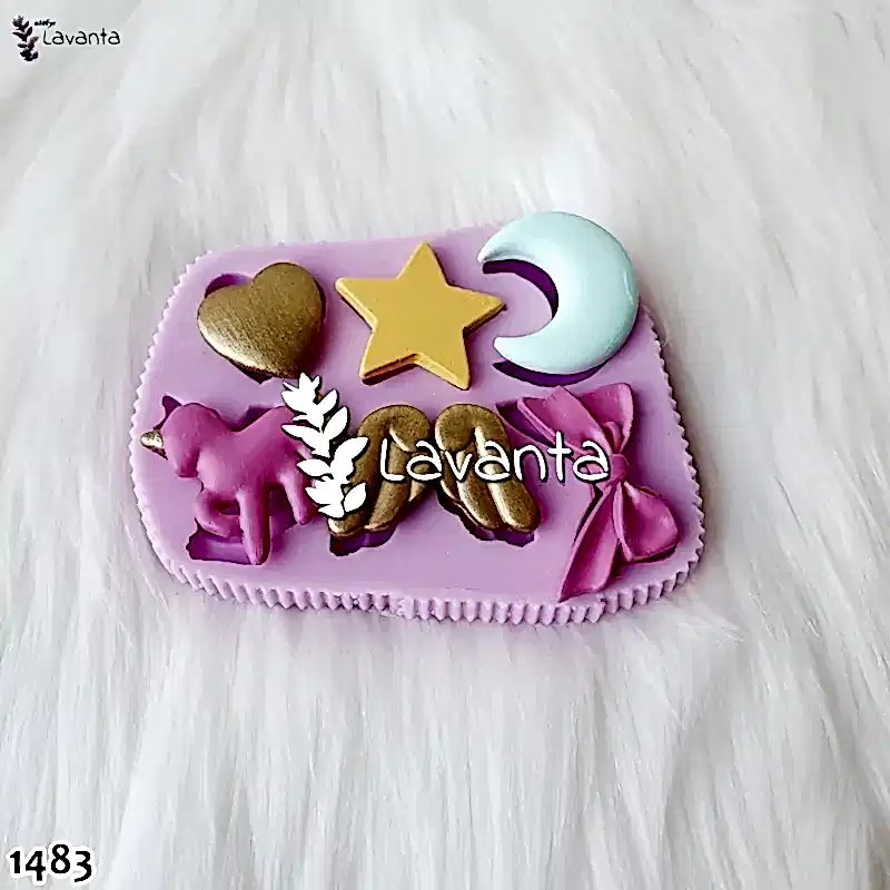 Tabanlık Objeleri Kolaj Silikon Kalıbı