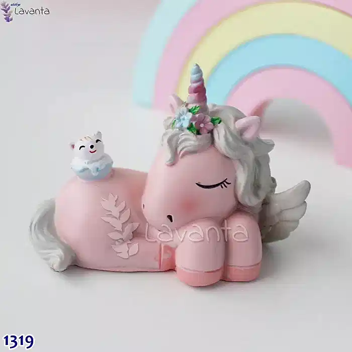 Pembe Unicorn Silikon Kalıbı