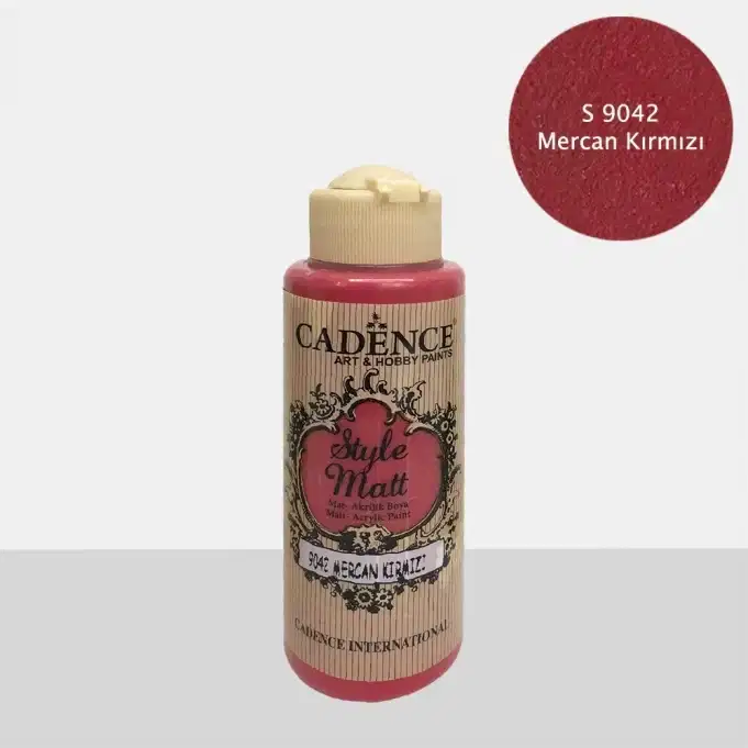 S9042 Coral Red Mat Akrilik Boya