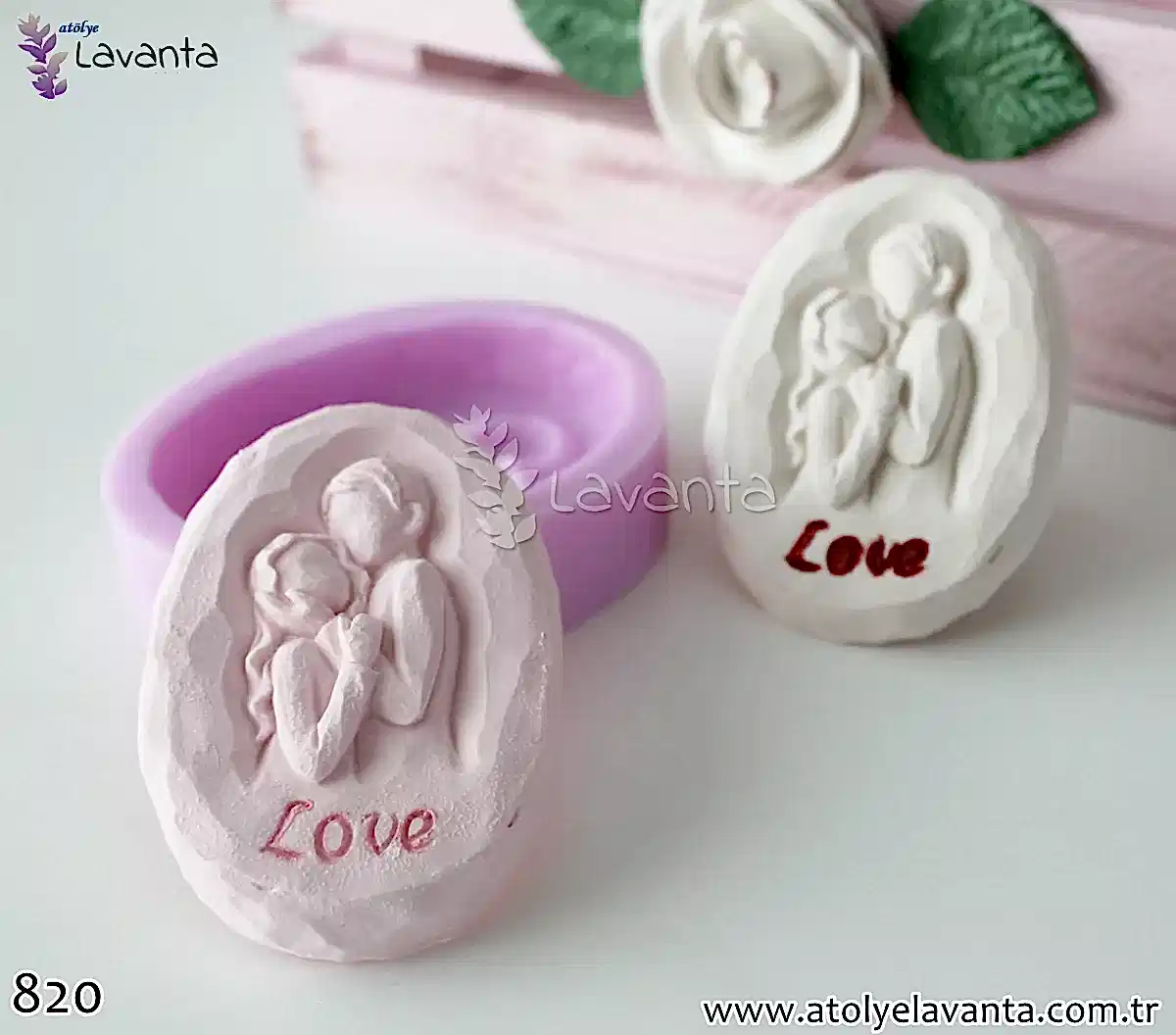 Sevgililer Love Silikon Kalıbı