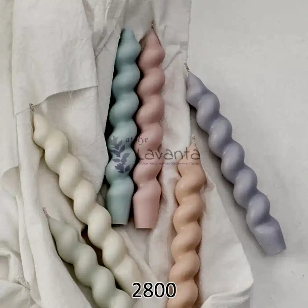 Spiral Şamdan Mum Kalıbı