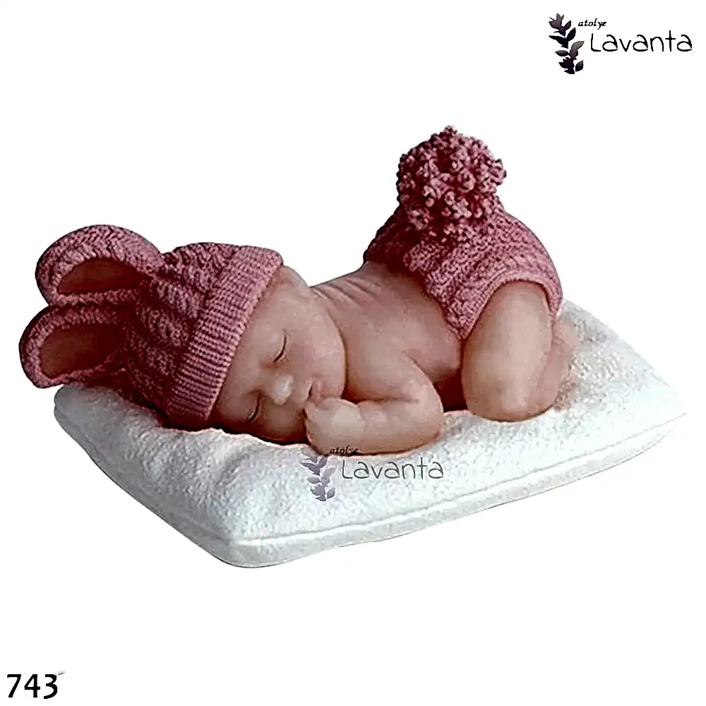 Tavşan Bebek Silikon Kalıbı