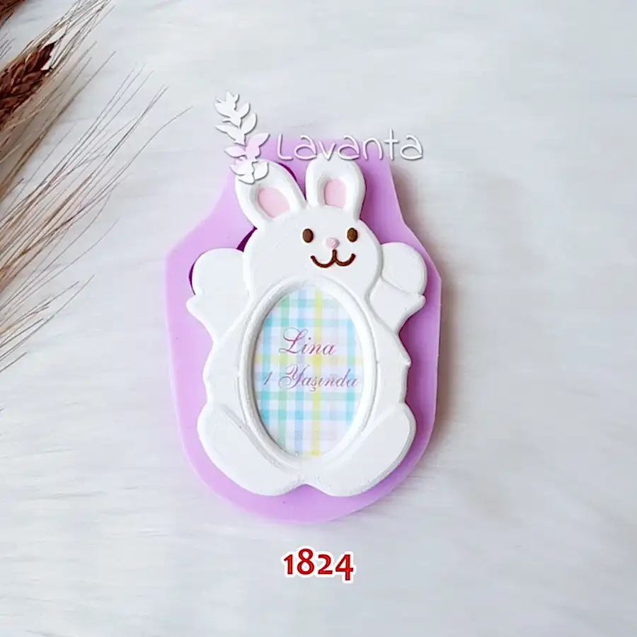 Tavşanlı Oval Çerçeve Silikon Kalıbı