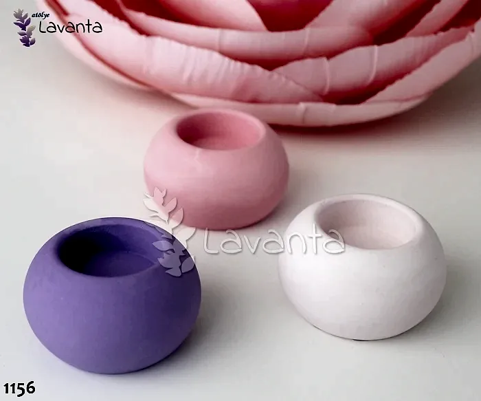 Top Mumluk Tealight Silikon Kalıbı