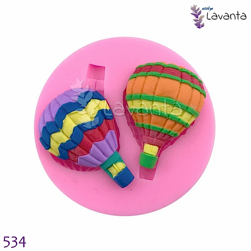 İkili Uçan Balon Silikon Kalıbı