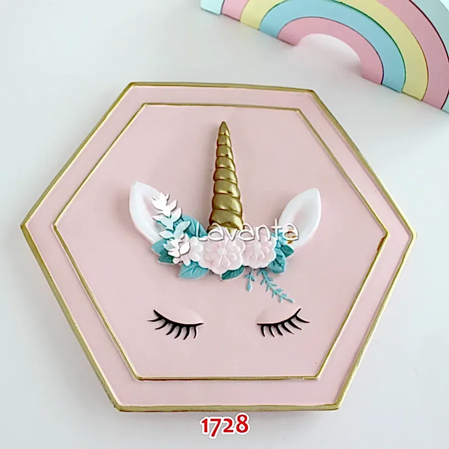 Unicorn Duvar Panosu Kokulu Taş Kalıbı