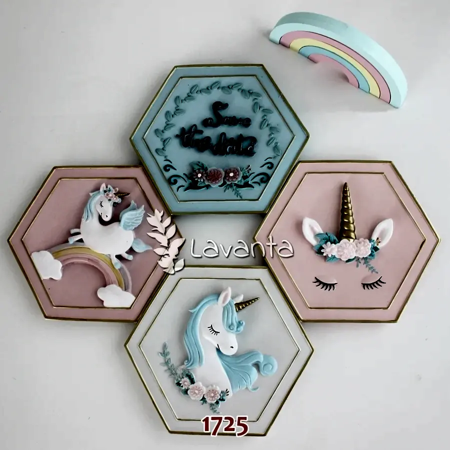 Unicorn Duvar Panosu Silikon Kalıbı