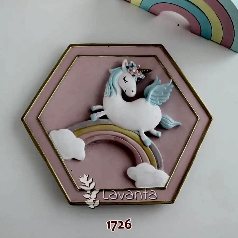 Unicorn Panosu Silikon Kalıbı